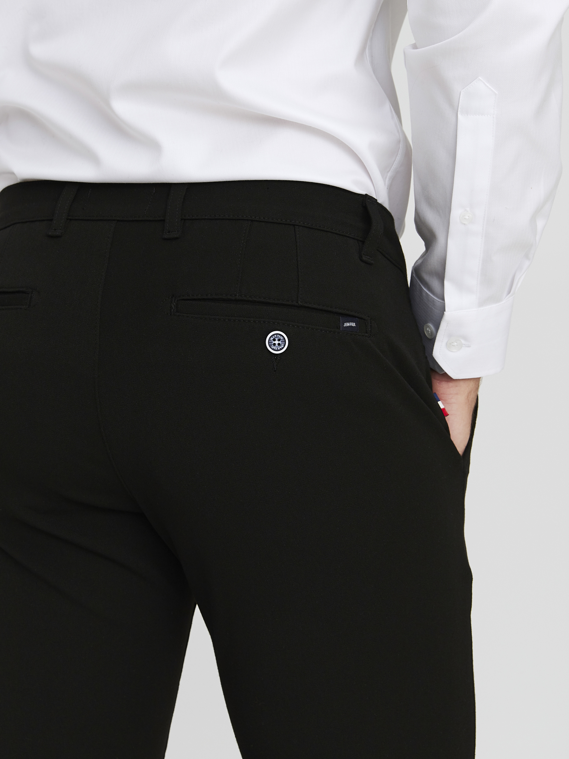 Brad Stretch Chino 7244095_C18-JEANPAUL-A20-Modell-back_44203_Brad Stretch Chino C18_Brad Stretch Chino C18 7244095.jpg_Back||Back