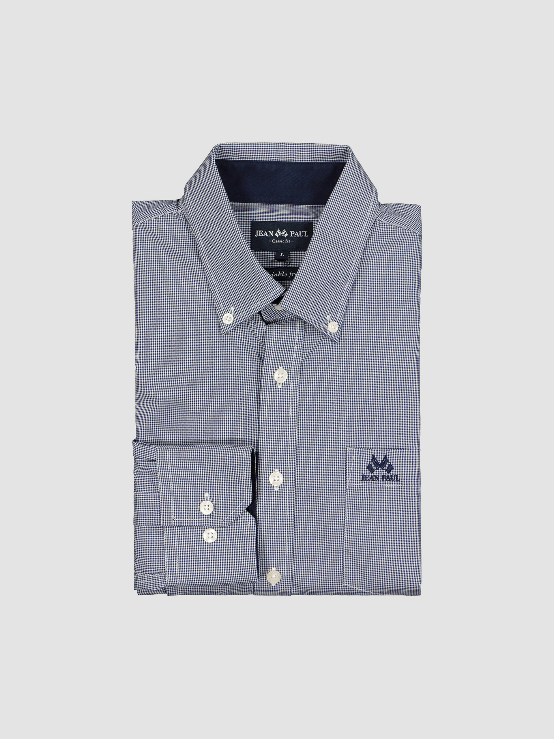Kendy skjorte - classic fit 7244226_JEAN PAUL_A20_KENDY POPLIN SHIRT_32_EGG_BLÅ_999_-front_34170_Kendy skjorte - classic fit EGG.jpg_