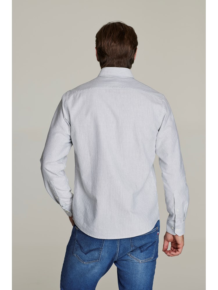 Oxford stripet skjorte - regular fit 7249053_GOH-JEANPAUL-S22-Modell-back_22168_Oxford stripet skjorte - regular fit GOH_Oxford stripet skjorte - regular fit GOH 7249053.jpg_Back||Back