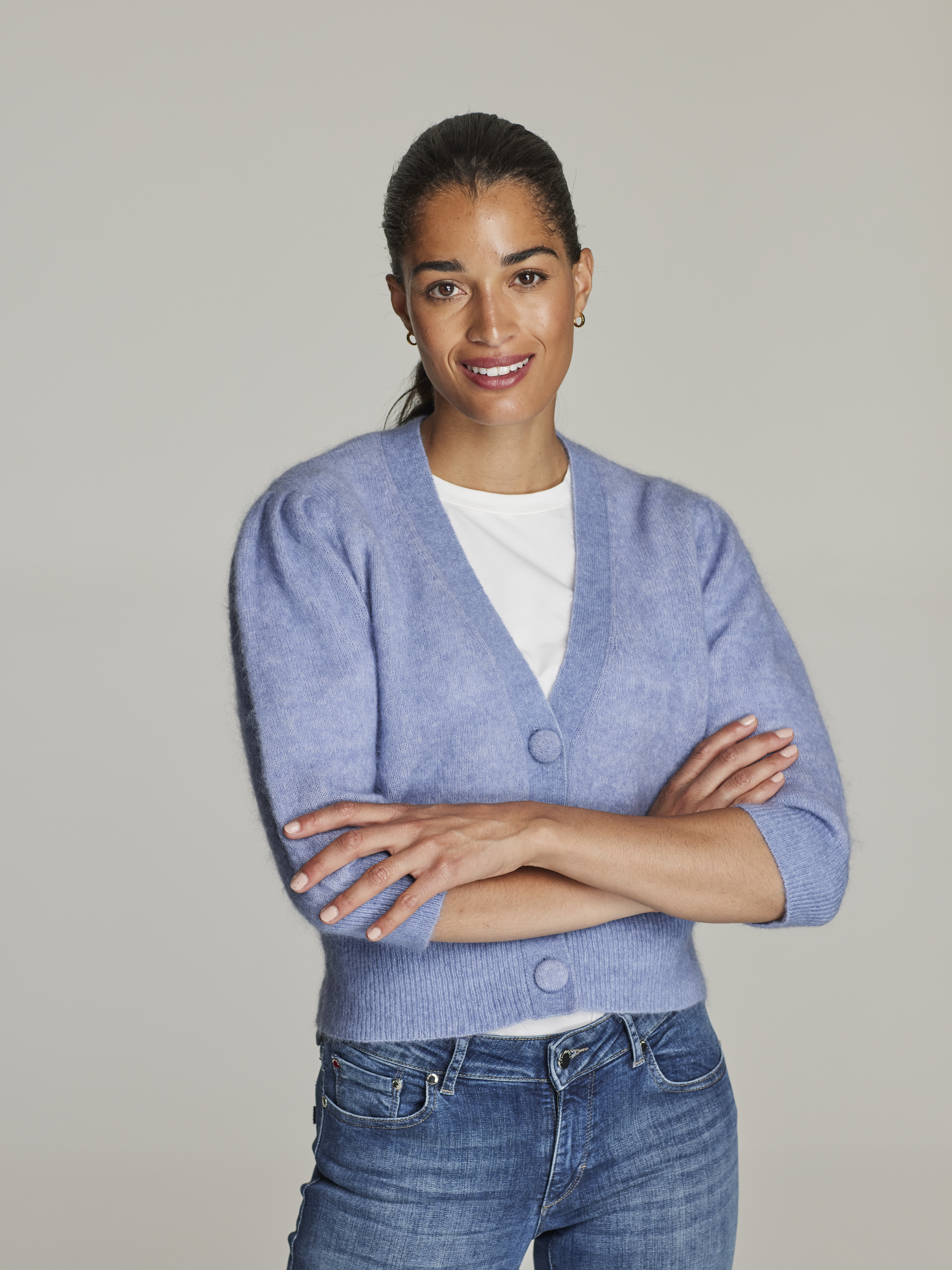 Fleur cardigan 7249111_E9O-JEANPAULFEMME-S22-Modell-front_19184_Fleur cardigan E9O_Fleur cardigan E9O 7249111.jpg_Front||Front