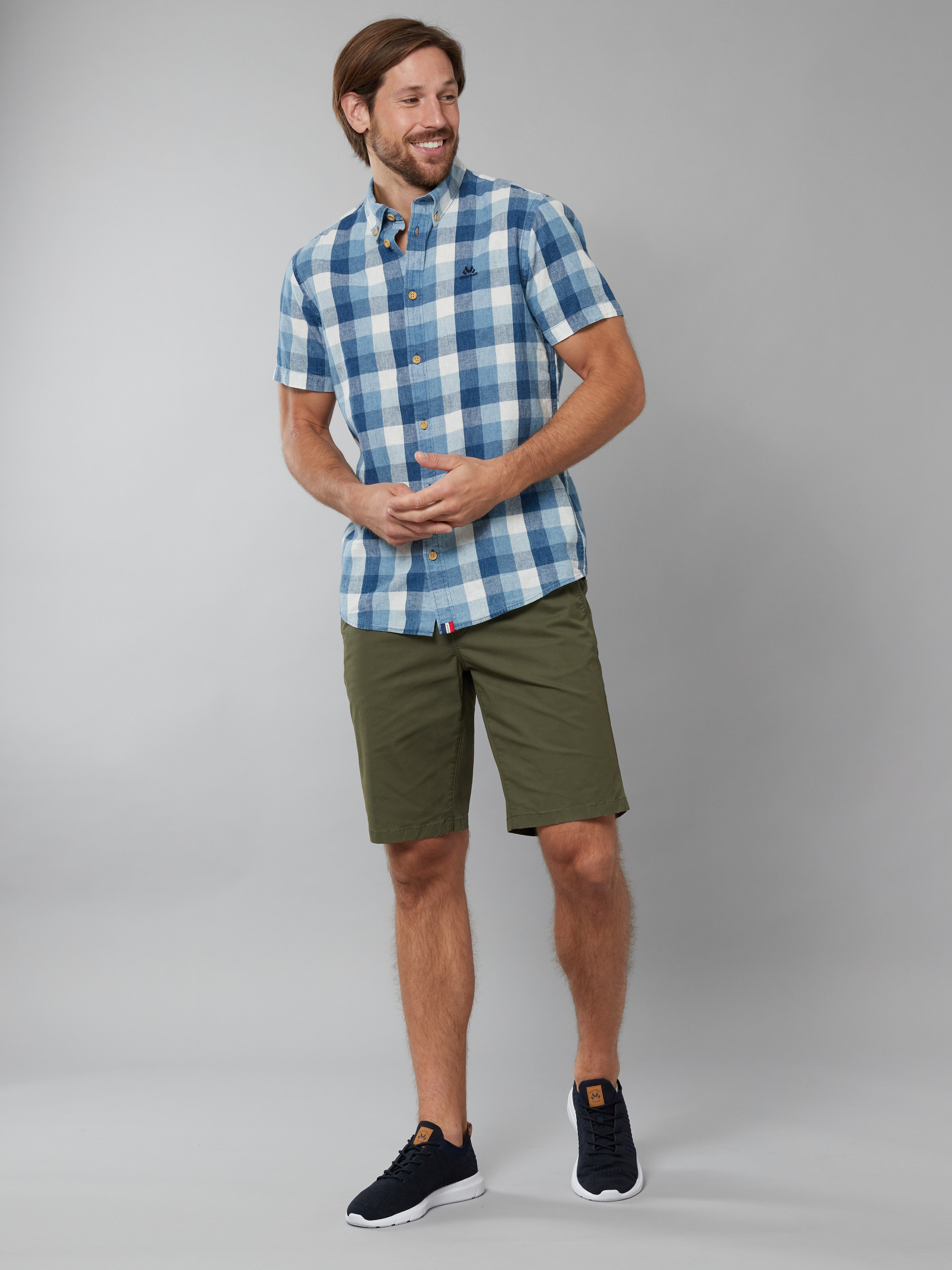 Anton rutet skjorte - regular fit 7249871_DAE-JEANPAUL-H22-Modell-Front_532_Anton rutet skjorte - regular fit DAE.jpg_Front||Front