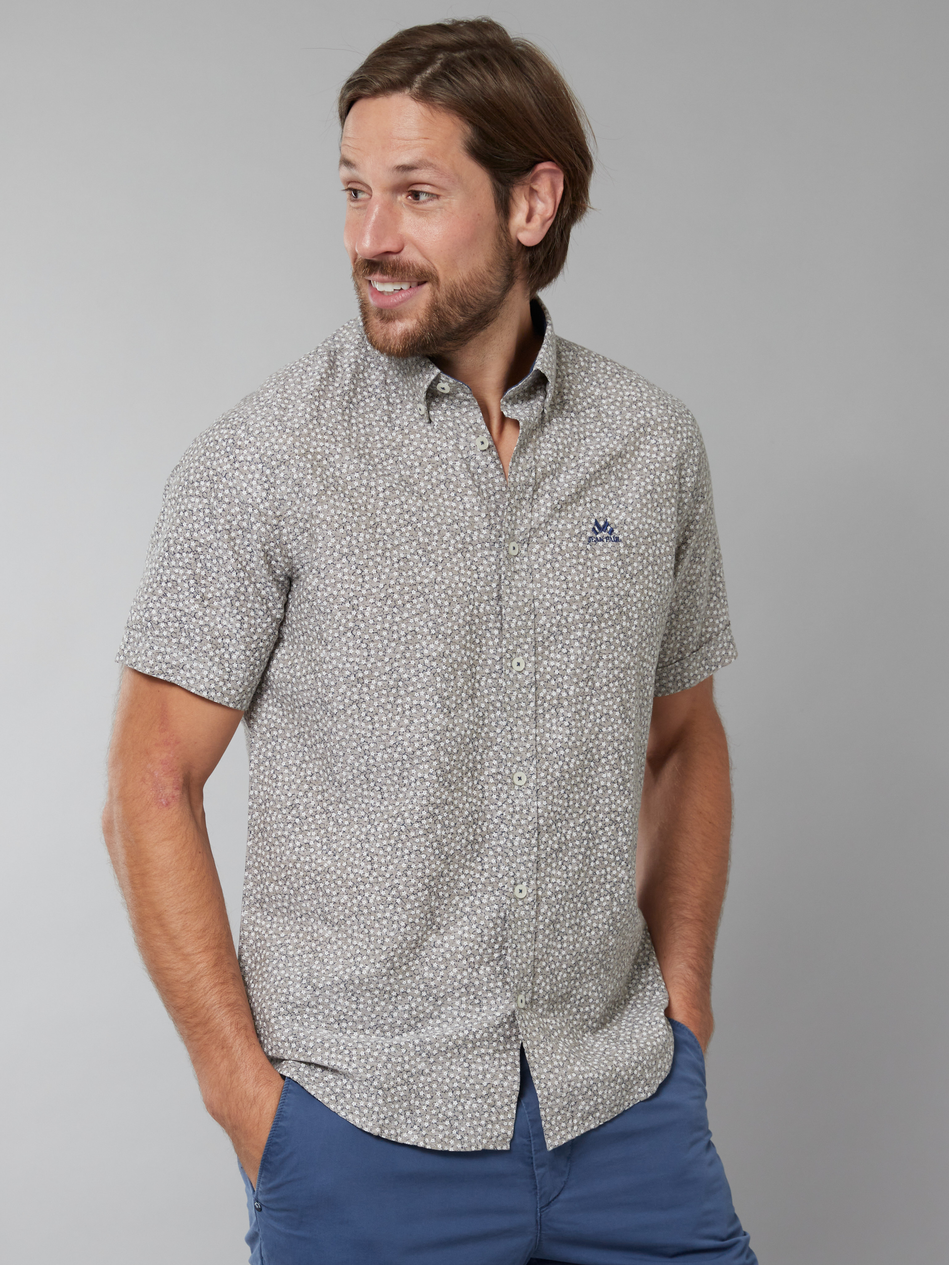 Emanuel linskjorte - regular fit 7249967_GKJ-JEANPAUL-H22-Modell-Front_914.jpg_Front||Front