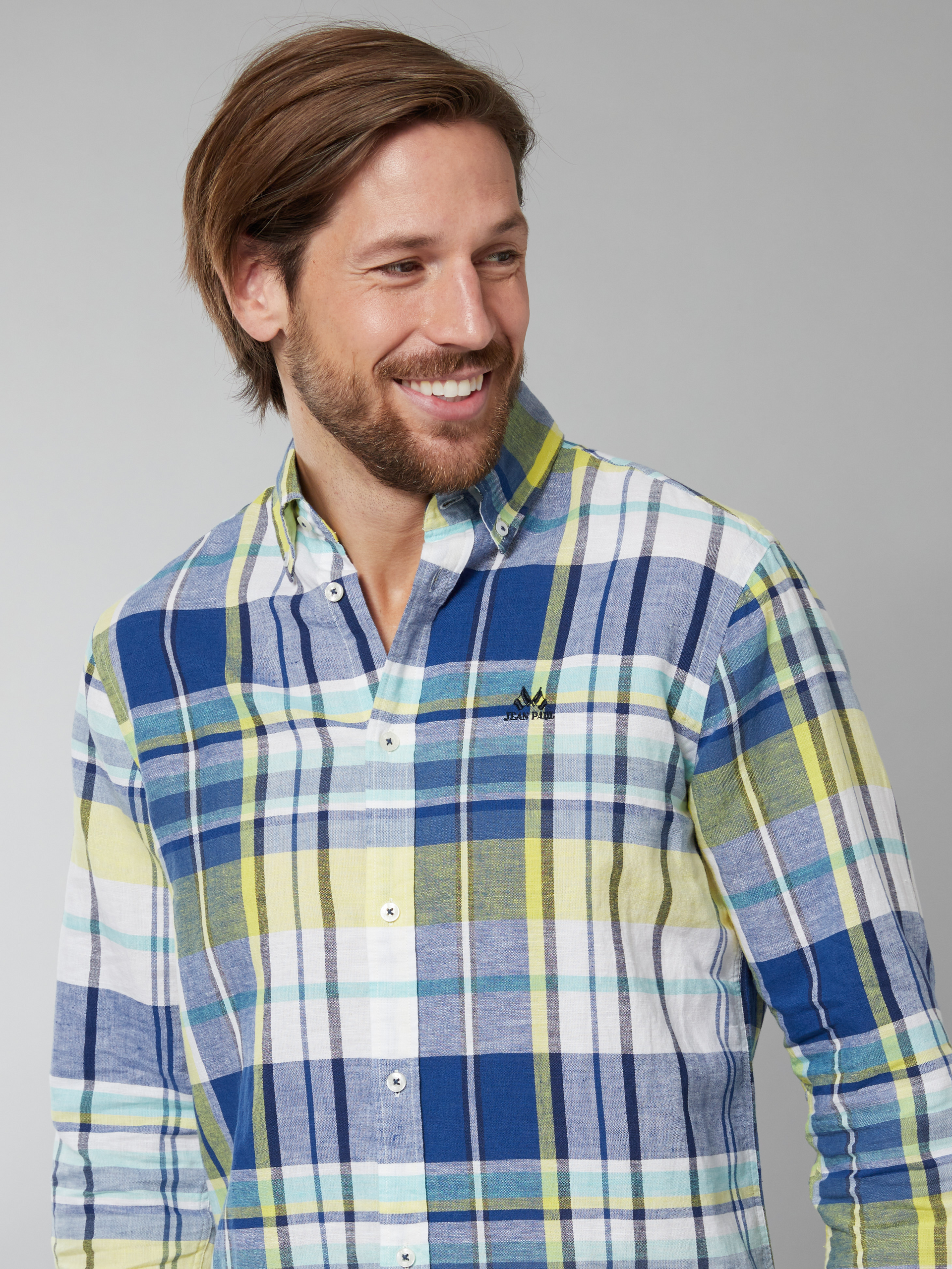 Sandro linskjorte - regular fit 7249975_ENQ-JEANPAUL-H22-Modell-Front_2981_Sandro linskjorte - regular fit ENQ.jpg_Front||Front