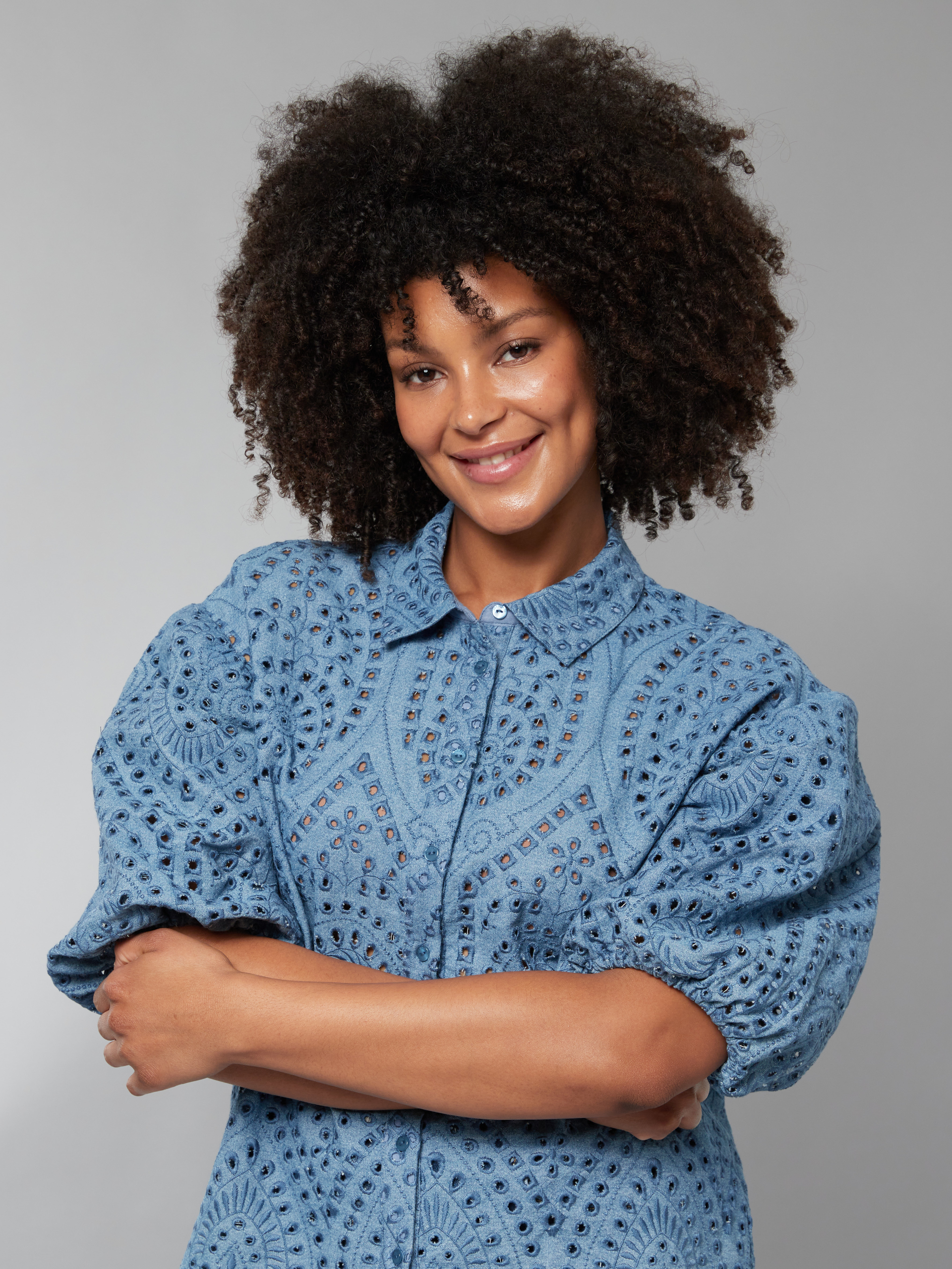 Shelly bluse 7250150_ECL-JEANPAUL-H22-Modell-Front_1304_Shelly bluse ECL_Shelly bluse ECL 7250150.jpg_Front||Front