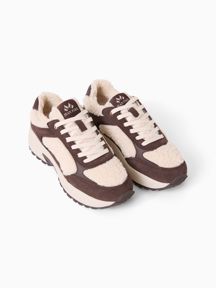 7253807 O79 7253807_O79_Jean Paul_Arbonne Sheepskin Sneaker_A26 (4)_Arbonne Teddy Sneakers O79.jpg_