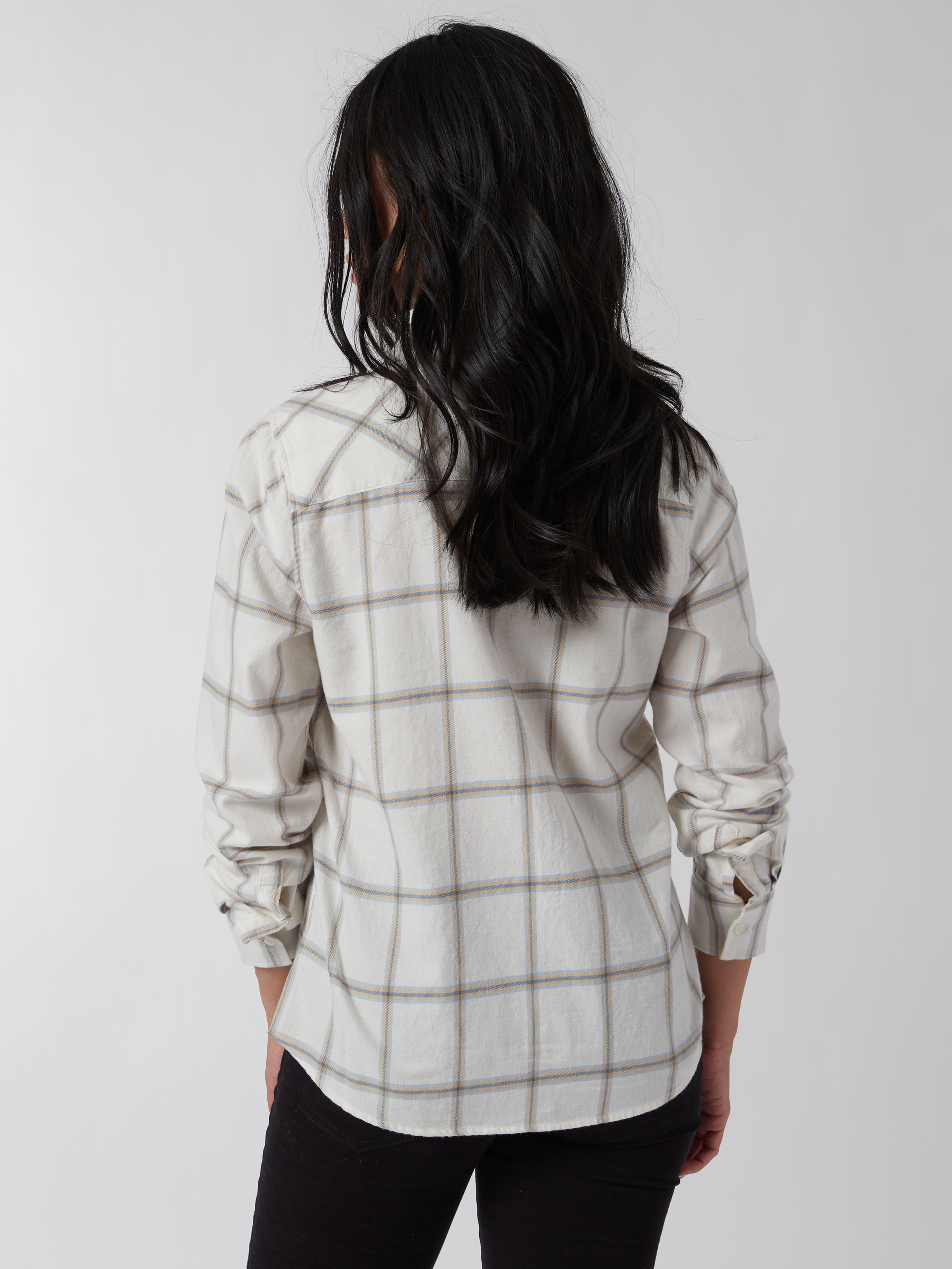 Manon flanellskjorte 7500241_ACV-JEANPAUL-A22-Modell-Back_8114_Manon flanellskjorte ACV_Manon flanellskjorte ACV 7500241.jpg_Back||Back