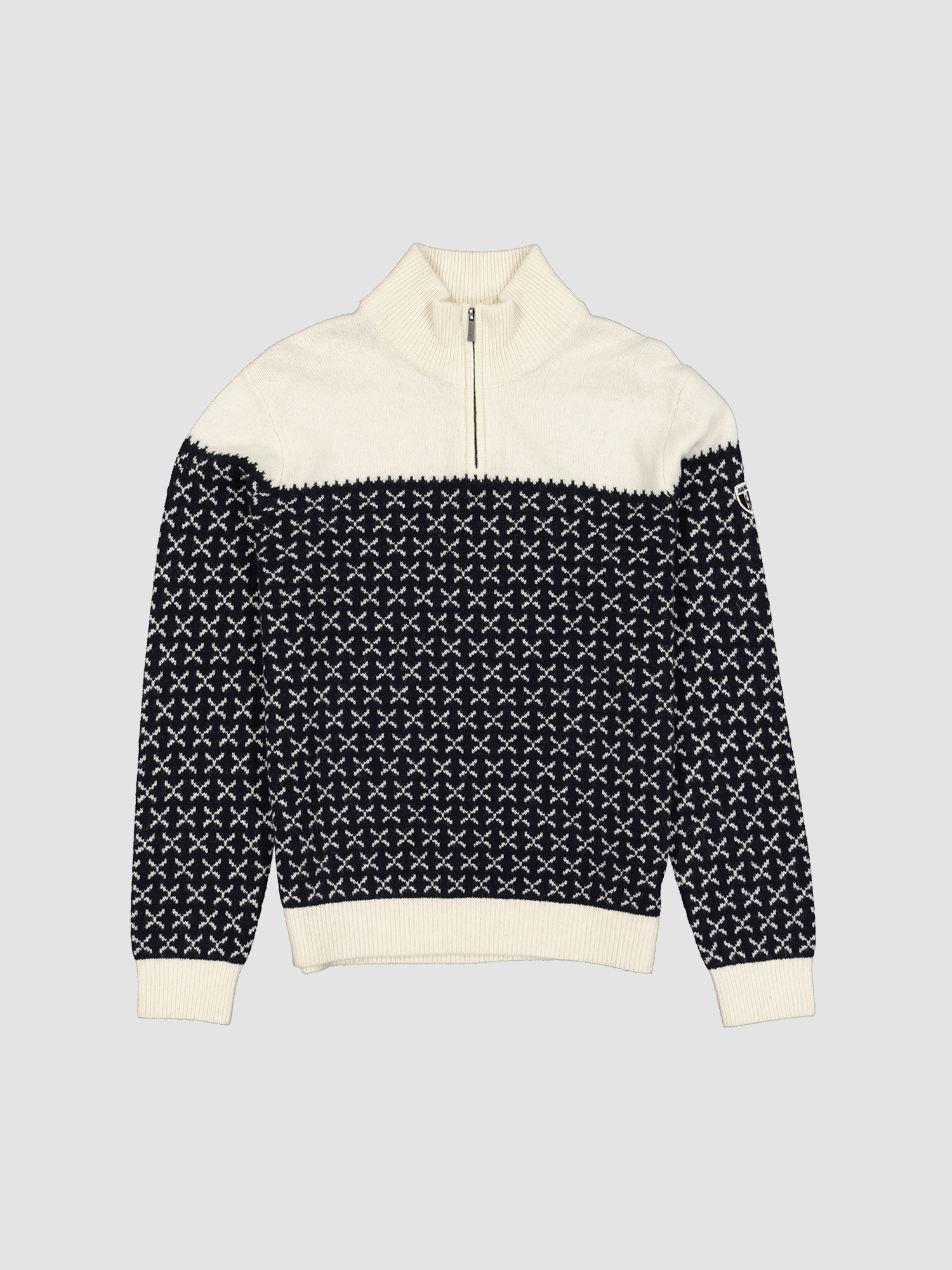 Albertville genser 7500665_O79-JEANPAUL-W22-Front_3155_Albertville genser O79_Albertville zip neck.jpg_Front