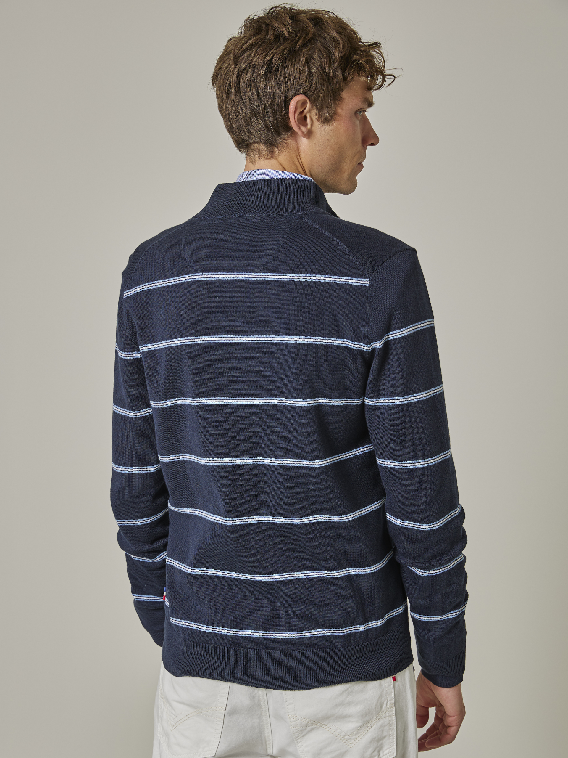 Gerard stripet cardigan 7501817_EM6-JEANPAUL-S23-Modell-Front_5647.jpg_Front||Front