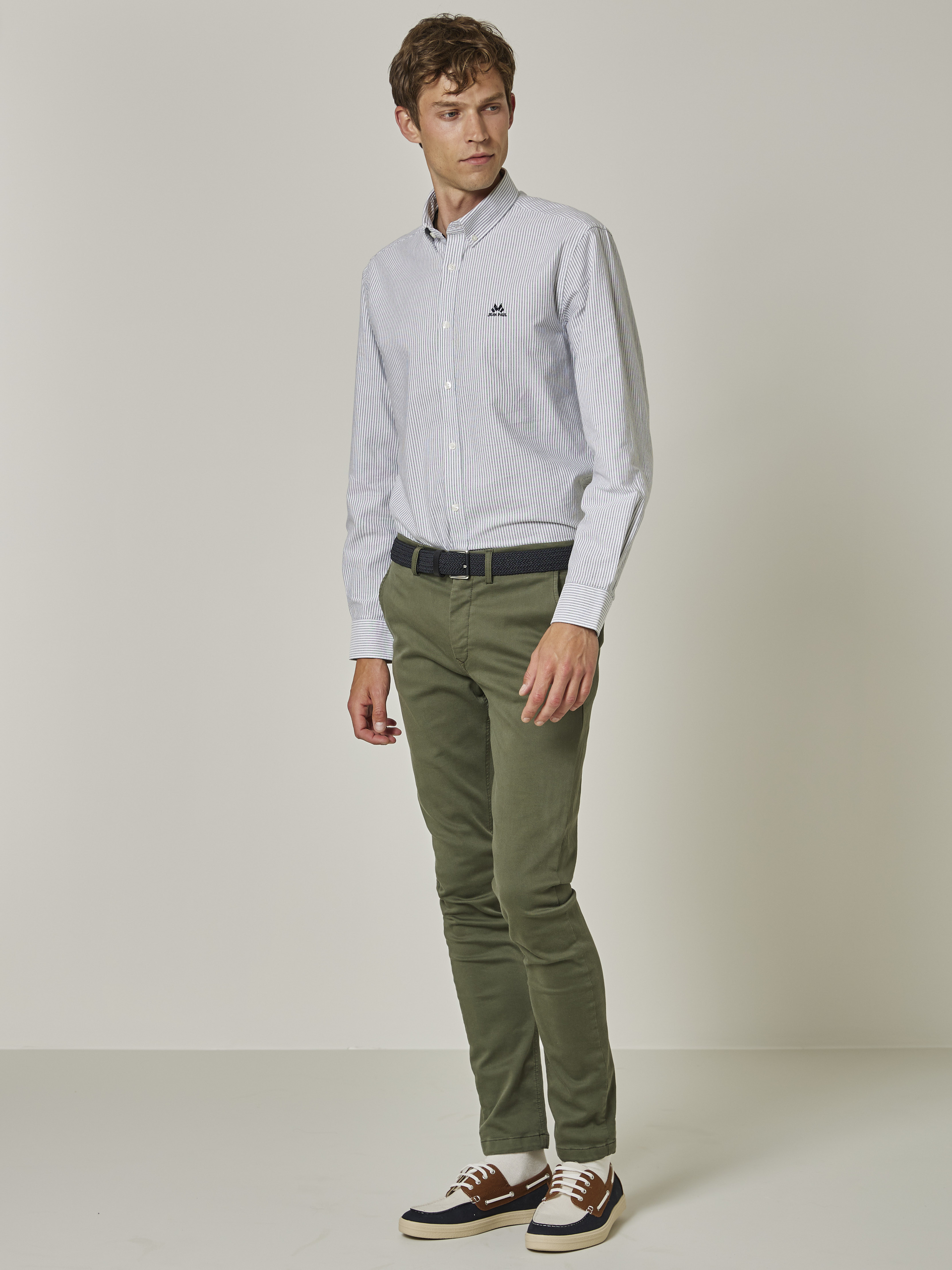 Oxford stripet skjorte - Regular Fit 7503532_GOH_Jean Paul_Oxford Stripet Skjorte_S23_Modell (6).jpg_