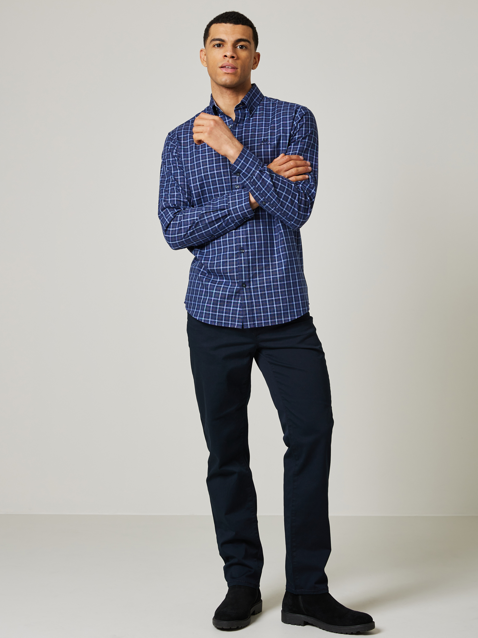 Jasper skjorte - Regular fit 7505261_EGG-JEANPAUL-W23-Modell-Front_3094_Jasper skjorte - Regular fit EGG.jpg_Front||Front