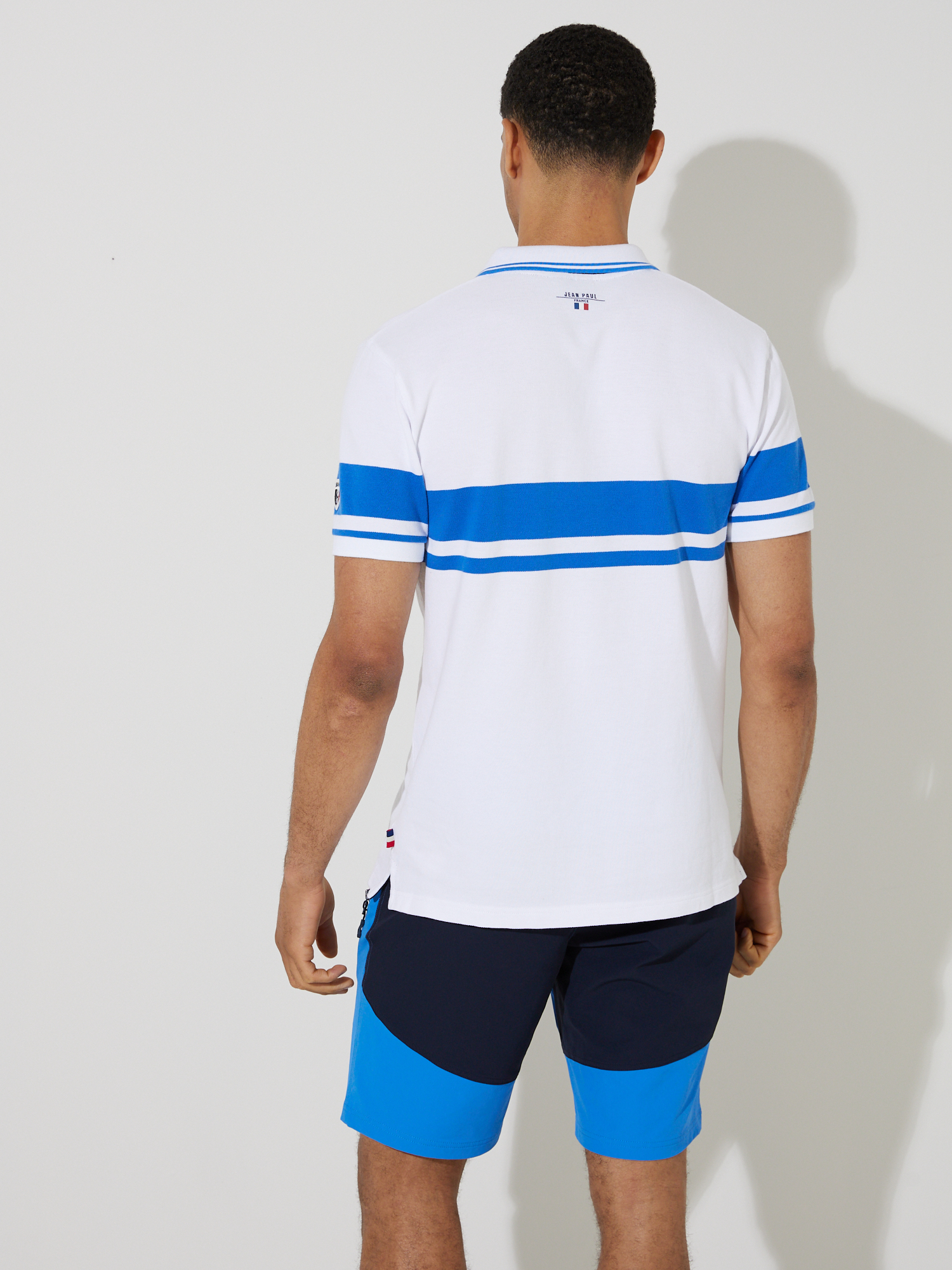 John stripe pique 7507196_O68-JEANPAUL-H24-Modell-Front_1769_John stripe pique O68 7507196.jpg_Front||Front