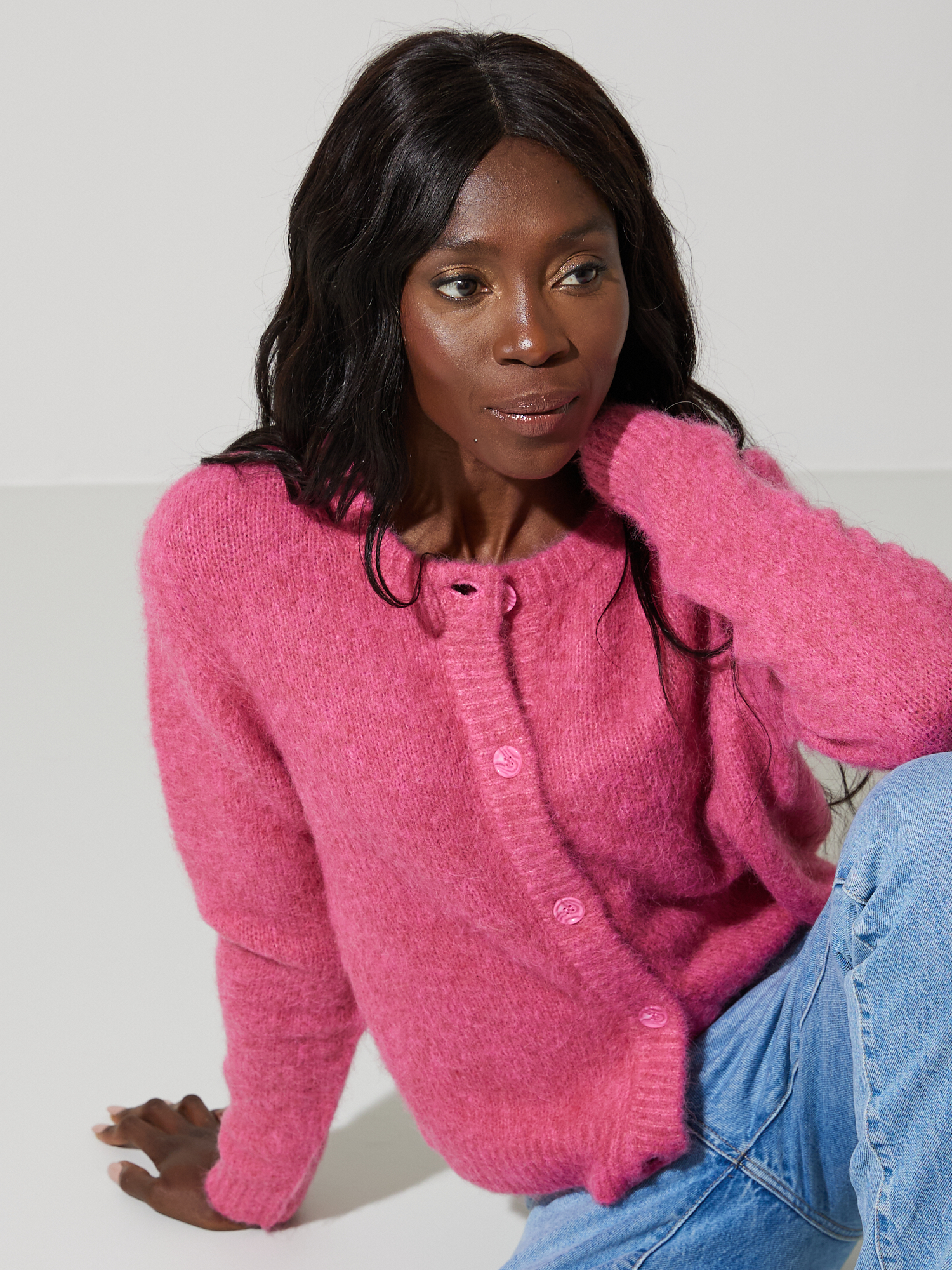 Cardigan rosa store