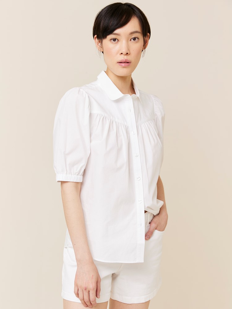 Paige ensfarget hvit bluse 7508127_O68_Jean Paul_Paige Bluse_H24 (1)_Paige ensfarget hvit bluse O68 7508127.jpg_