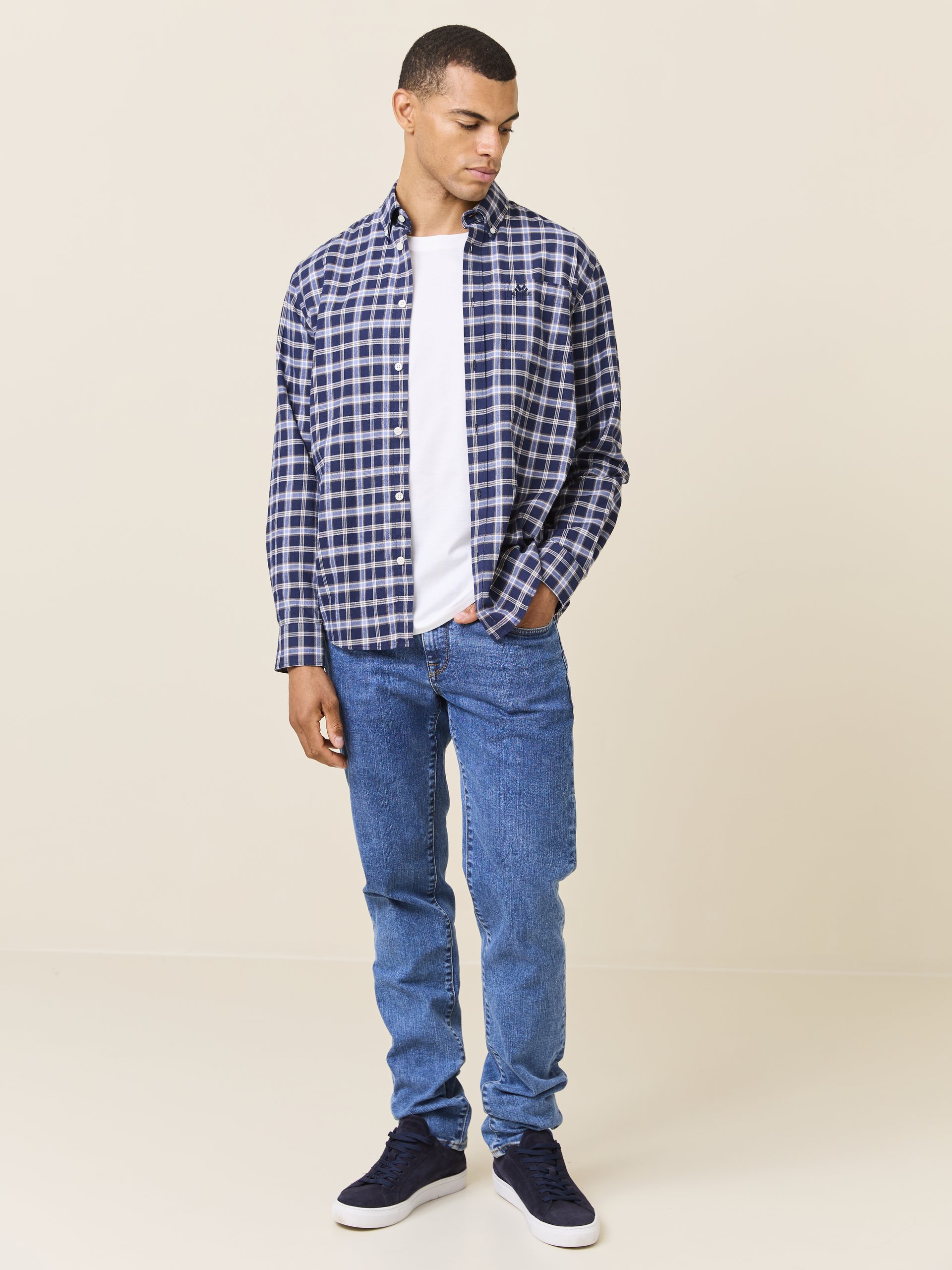 Kepler skjorte - Classic fit 7509337_ENB-JEANPAUL-W24-Modell-Front_7802_Kepler skjorte - Classic fit ENB_Kepler skjorte - Classic fit ENB 7509337.jpg_Front||Front
