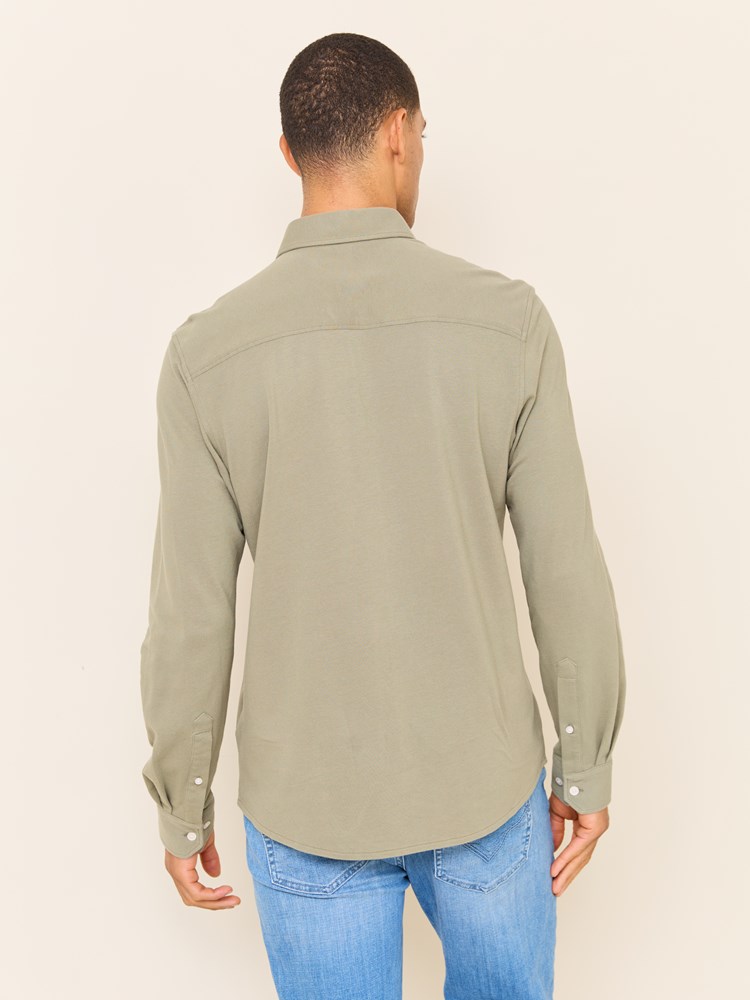 Dominique pique skjorte- Regular fit 7510467_AFP-JEANPAUL-S25-Modell-Front_3343_Dominique pique skjorte- Regular fit AFP_Dominique pique skjorte- Regular fit AFP 7510467.jpg_Front