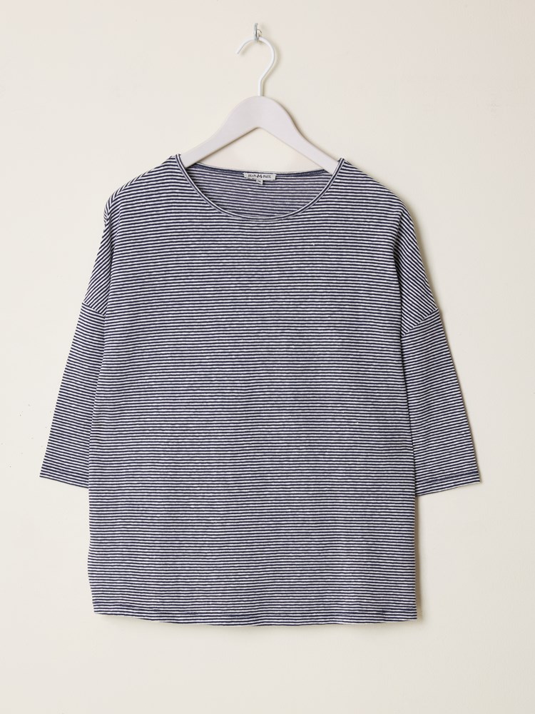 Tina stripet topp 7511004_EM6-JEANPAUL-S25-Front_143_Tina stripet topp EM6_Tina stripet topp EM6 7511004.jpg_Front||Front