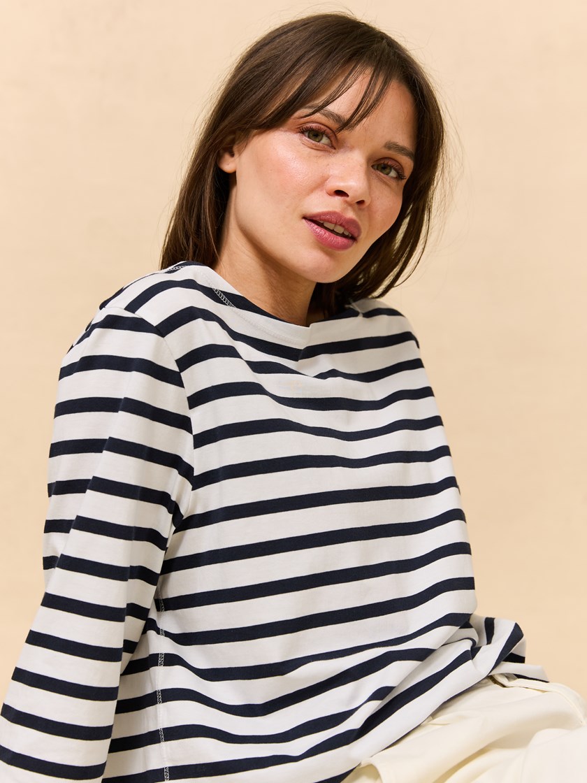 7511215 EM6 7511215_EM6_Jean Paul_Sailor Stripe Tee_H25 (3)_Sailor stripete t-skjorte EM6 7511215.jpg_