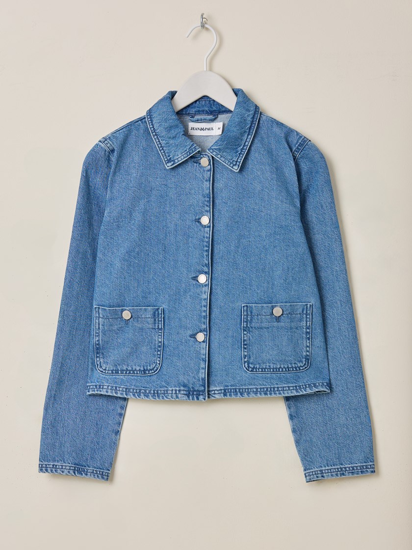 7511438 D05 7511438_D05-JEANPAUL-H25-Front_1232_Betty denimjakke D05_Betty denimjakke D05 7511438.jpg_Front||Front