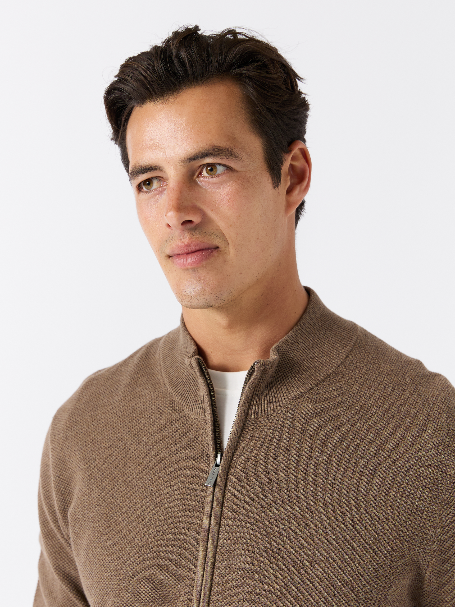 Terry cardigan Shitake | Jean Paul