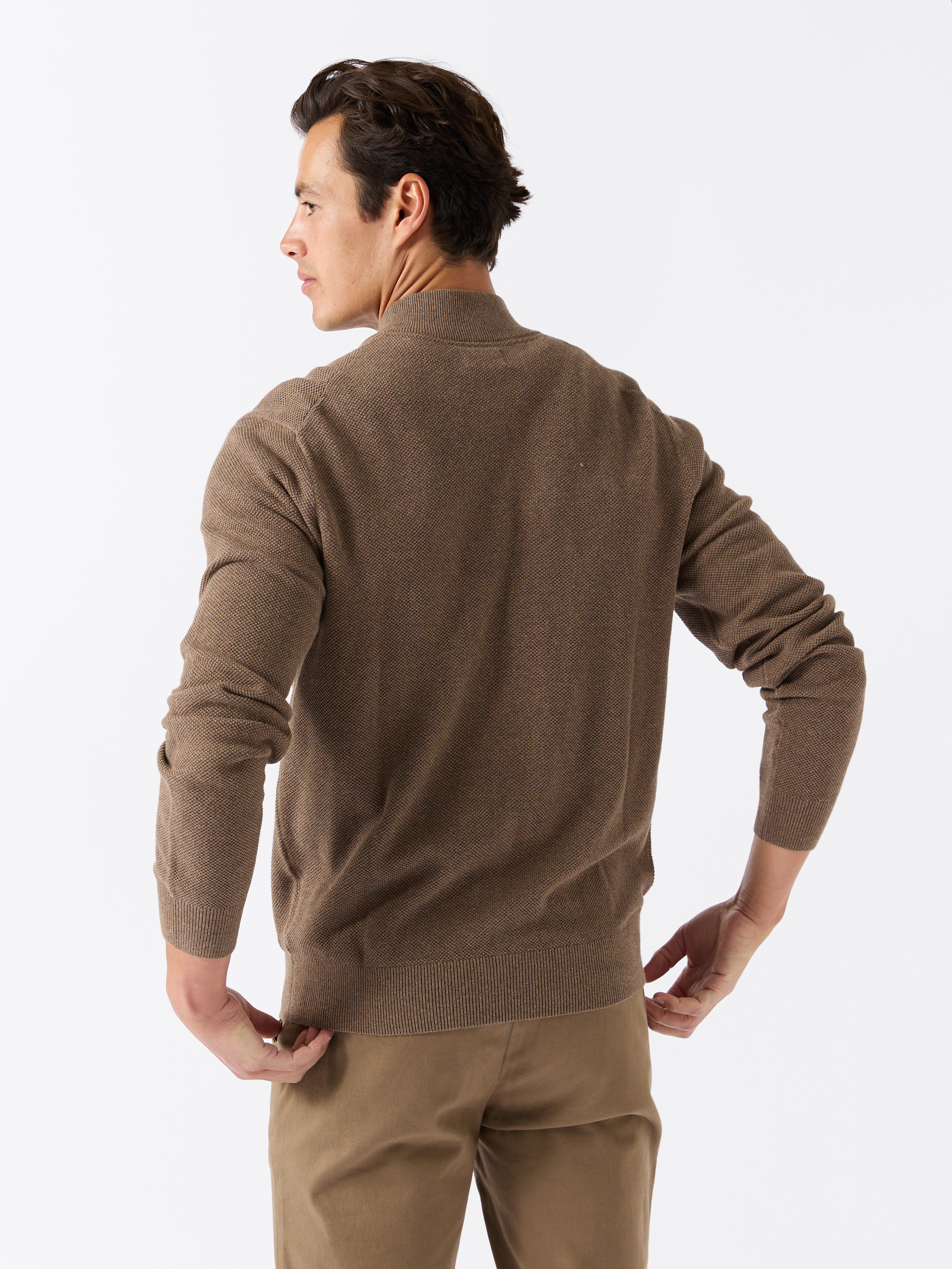 Terry cardigan Shitake | Jean Paul