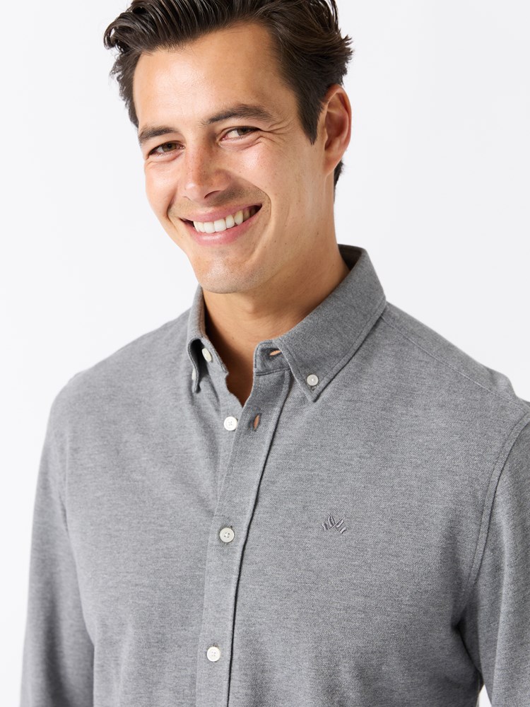 Dominique pique skjorte 7512369_S06_Jean Paul_Dominique Pique Skjorte_A25 (4)_Dominique pique skjorte S06_Dominique pique skjorte S06 7512369.jpg_