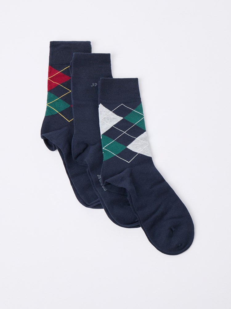 Nobel 3 pk sokker 7513365_GUL-JEANPAUL-W25-Front_7508_Nobel 3 pk sokker_Nobel 3 pk sokker GUL_Nobel 3 pk sokker GUL 7513365.jpg_Front||Front