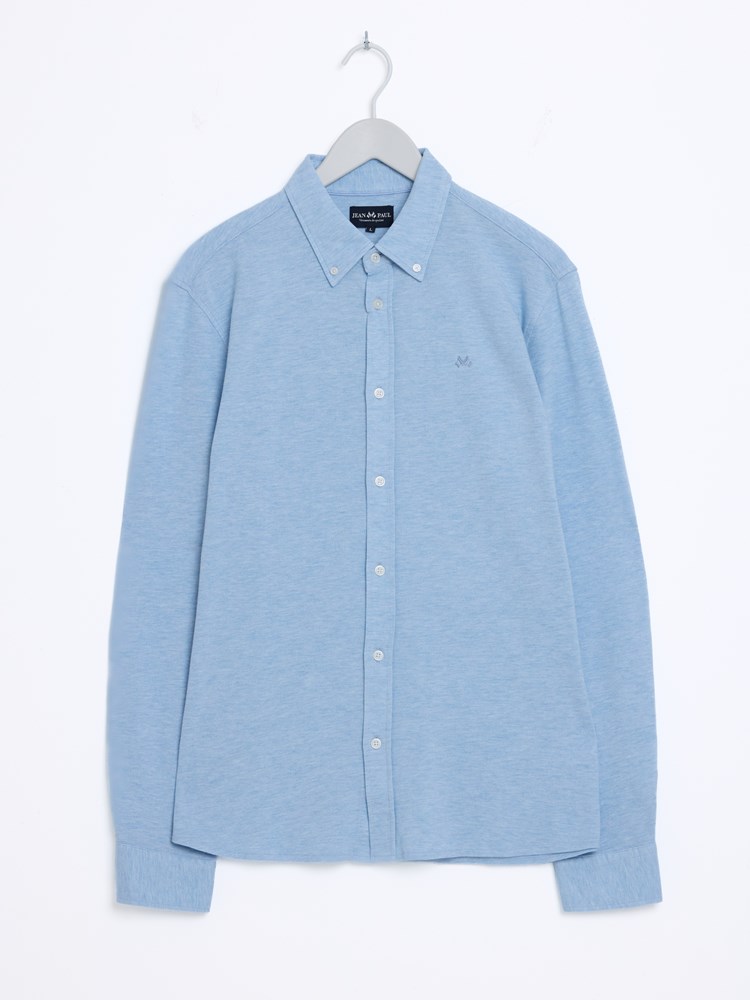 Dominique pique skjorte 7513921_EN3-JEANPAUL-S26-Front_6116_Dominique pique skjorte EN3.jpg_Front