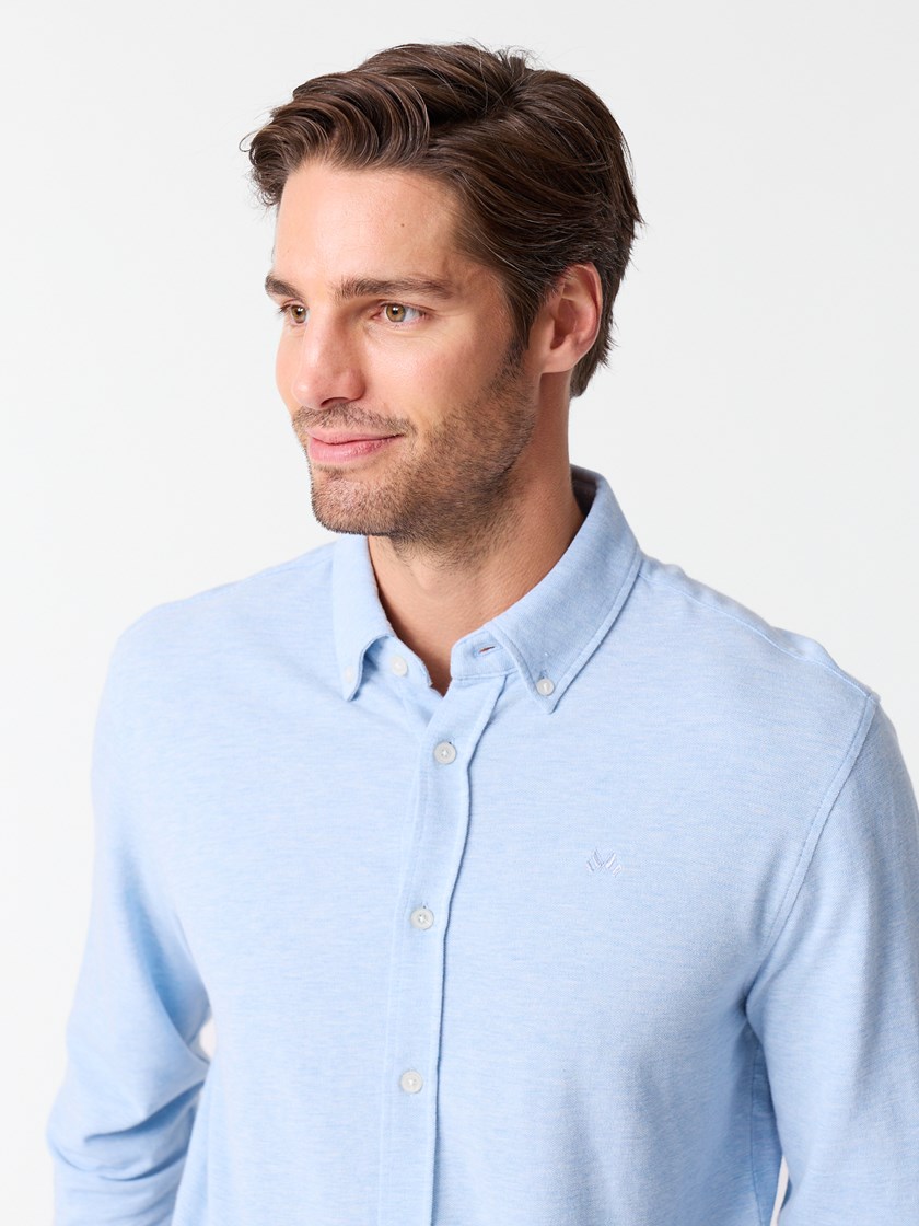 7513921 EN3 7513921_EN3-JEANPAUL-S26-Modell-Front_6807_Dominique pique skjorte EN3.jpg_Front