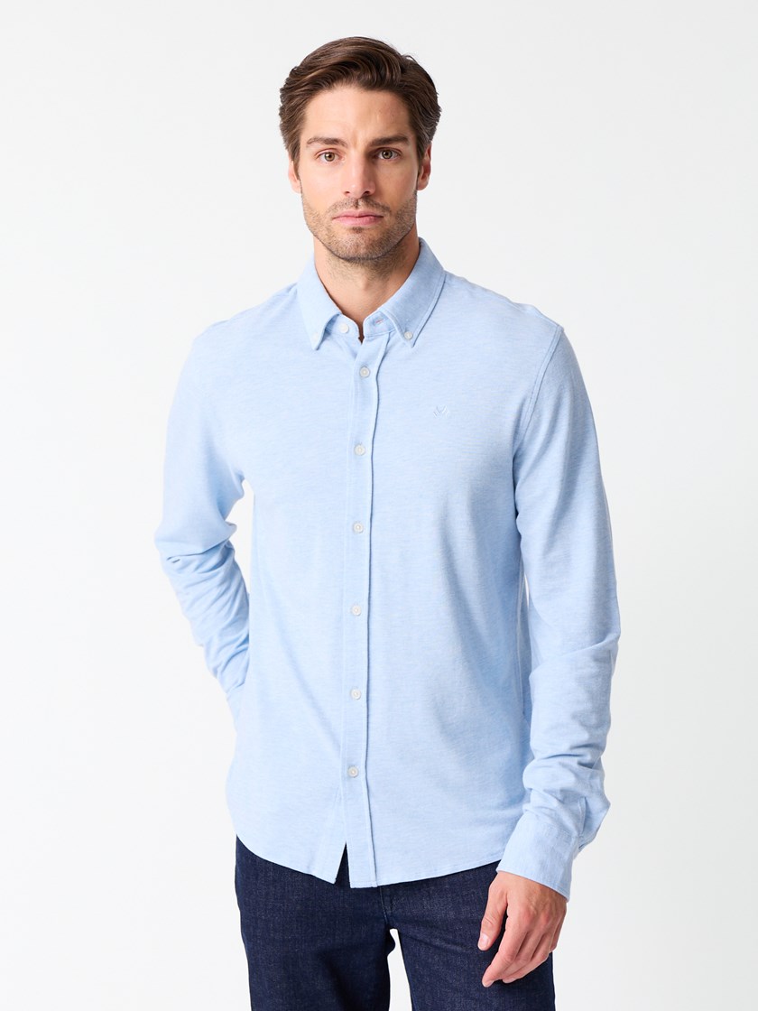 7513921 EN3 7513921_EN3-JEANPAUL-S26-Modell-Front_7624_Dominique pique skjorte EN3.jpg_Front