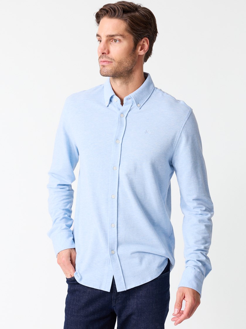 7513921 EN3 7513921_EN3-JEANPAUL-S26-Modell-Front_8755_Dominique pique skjorte EN3_Dominique pique skjorte EN3 7513921.jpg_Front