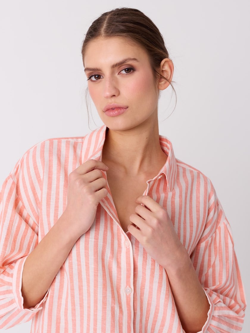 7514371 MNJ 7514371_MNJ_Jean Paul_Brith Stripet Bluse_H26 (3).jpg_