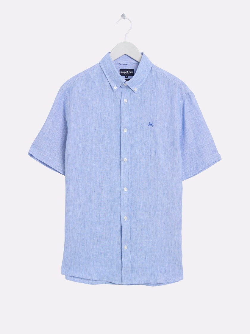 7515216 EHC 7515216_EHC-JEANPAUL-H26-Front_8686_Dillon stripet linskjorte_Dillon stripet linskjorte - Regular fit EHC.jpg_Front