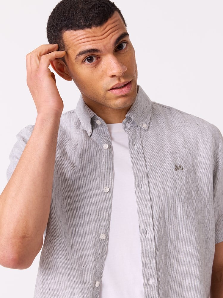 Dillon stripet linskjorte - Regular fit 7515216_GOQ_Jean Paul_Dillon Stripet Linskjorte_H26 (2).jpg_