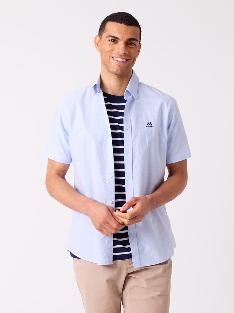 Menton oxford skjorte - Regular fit 7515229_E9O-JEANPAUL-H26-Front_4700_Menton oxford skjorte - Regular fit E9O.jpg_Front||Front