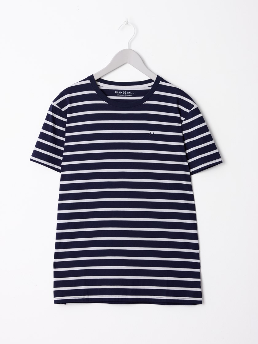 7515392 EOA 7515392_EOA-JEANPAUL-H26-Front_9198_Eliot stripete t-skjorte_Eliot stripete t-skjorte EOA.jpg_Front||Front