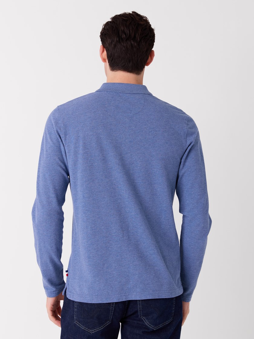 7515739 EDU 7515739_EDU-JEANPAUL-A26-Modell-Front_6834_Bogart langermet pique EDU.jpg_Front||Front