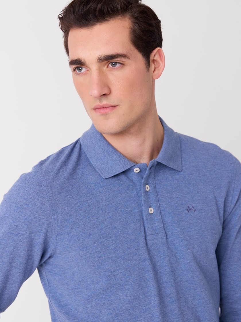 7515739 EDU 7515739_EDU-JEANPAUL-A26-Modell-Front_842_Bogart langermet pique EDU.jpg_Front||Front