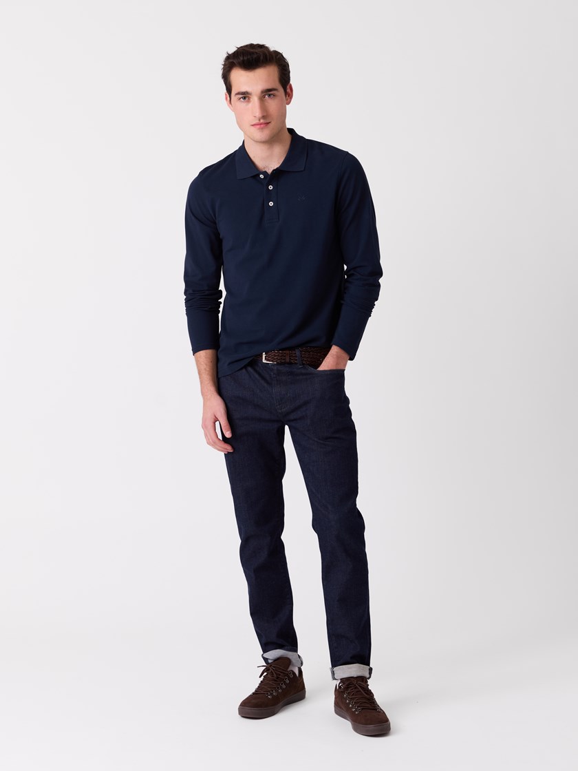 7515739 EM6 7515739_EM6-JEANPAUL-A26-Modell-Front_8443_Bogart langermet pique EM6.jpg_Front||Front