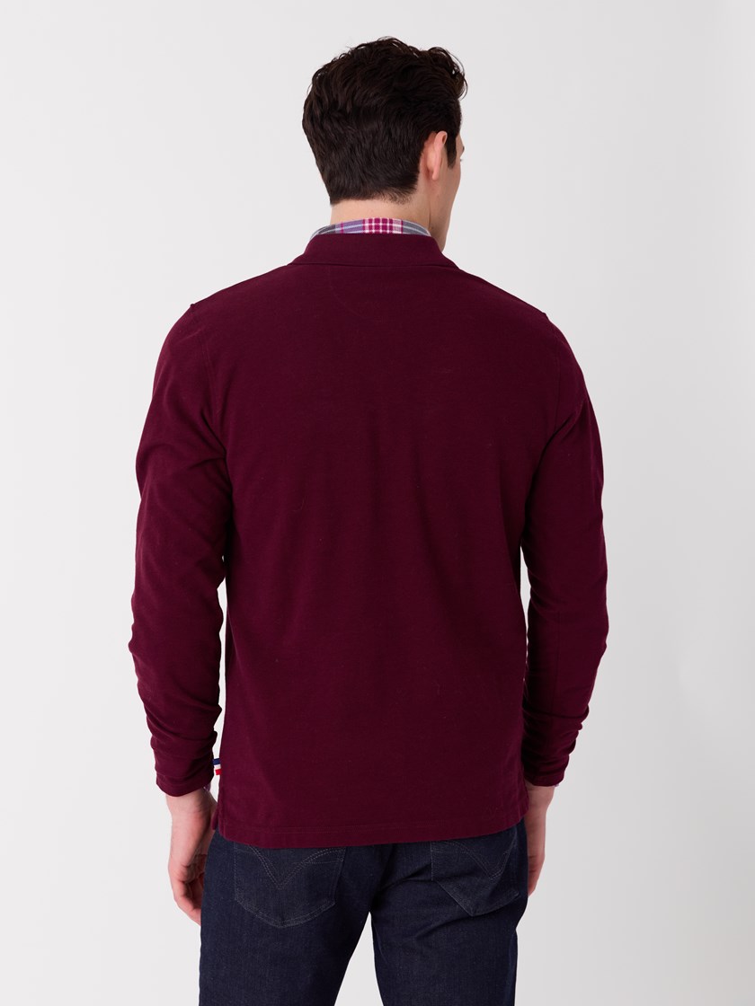 7515739 S83 7515739_S83-JEANPAUL-A26-Modell-Front_375_Bogart langermet pique S83.jpg_Front||Front