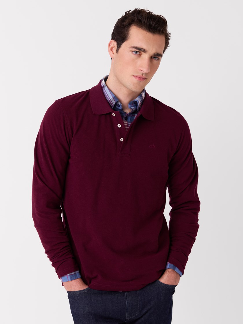 7515739 S83 7515739_S83-JEANPAUL-A26-Modell-Front_7339_Bogart langermet pique S83.jpg_Front||Front