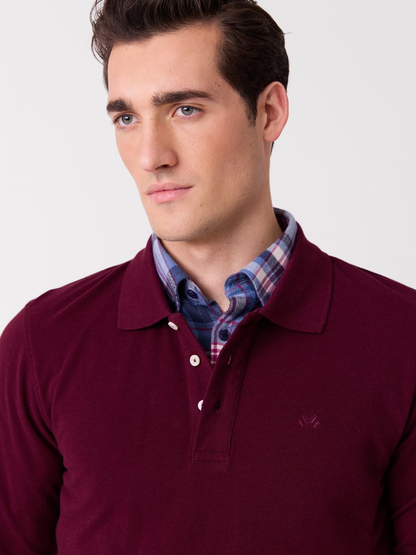 7515739 S83 7515739_S83-JEANPAUL-A26-Modell-Front_8698_Bogart langermet pique S83.jpg_Front||Front