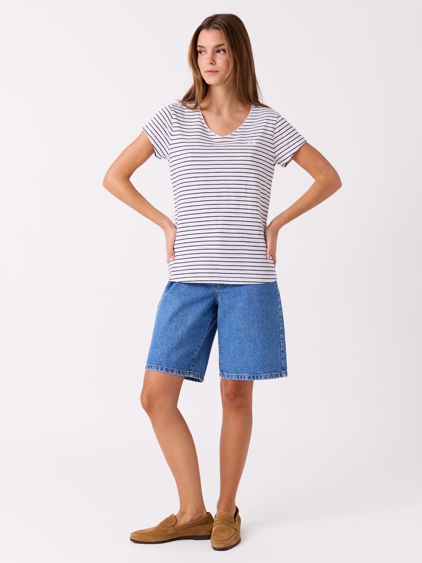 7515781 EM6 7515781_EM6_Jean Paul_Agnais Stripet Tee_H26 (1)_Agnais stripet t-skjorte EM6.jpg_