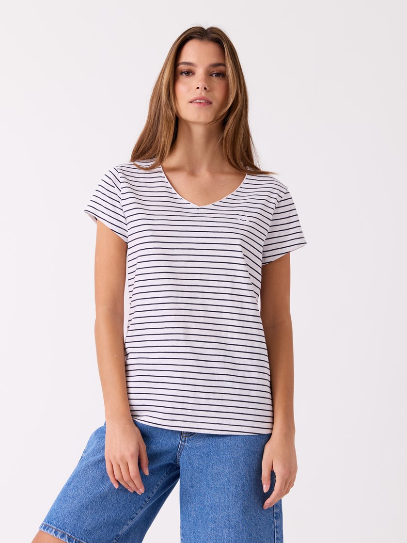 7515781 EM6 7515781_EM6_Jean Paul_Agnais Stripet Tee_H26 (2)_Agnais stripet t-skjorte EM6.jpg_