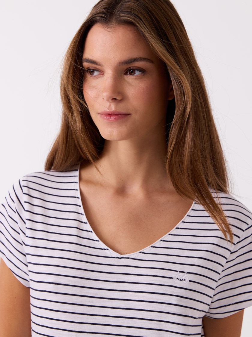 7515781 EM6 7515781_EM6_Jean Paul_Agnais Stripet Tee_H26 (3)_Agnais stripet t-skjorte EM6.jpg_