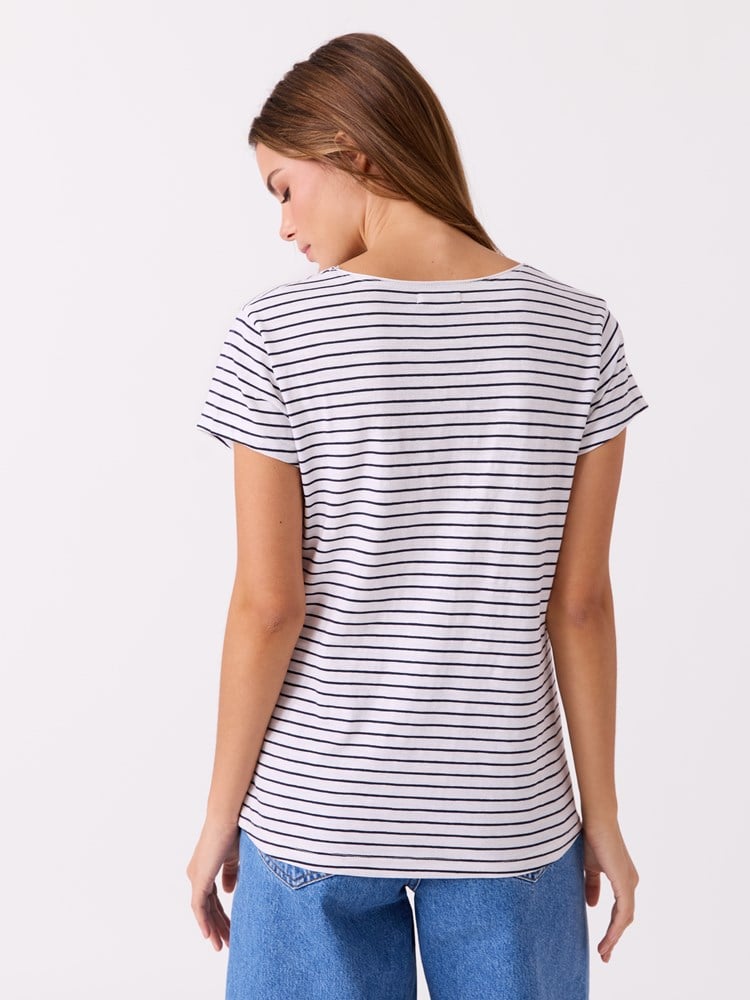 Agnais stripet t-skjorte 7515781_EM6_Jean Paul_Agnais Stripet Tee_H26 (5).jpg_