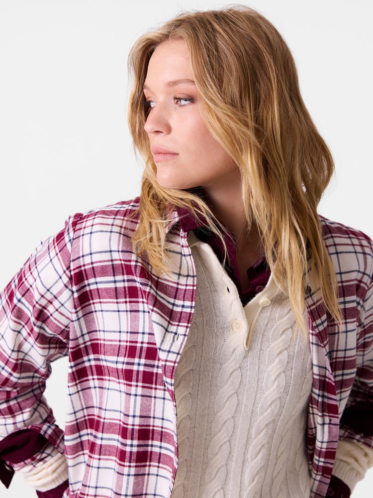 Ellynor flanellskjorte 7515862_S83_Jean Paul_Ellynor Flanellskjorte_A26_Model_Front (3).jpg_