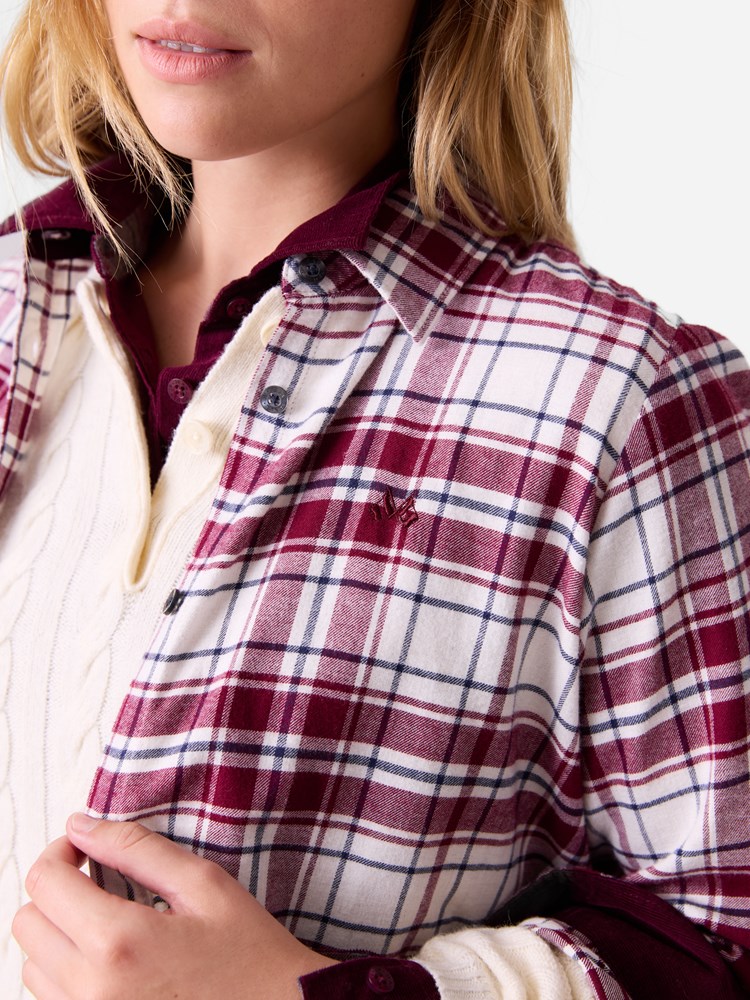 Ellynor flanellskjorte 7515862_S83_Jean Paul_Ellynor Flanellskjorte_A26_Model_Front (5).jpg_