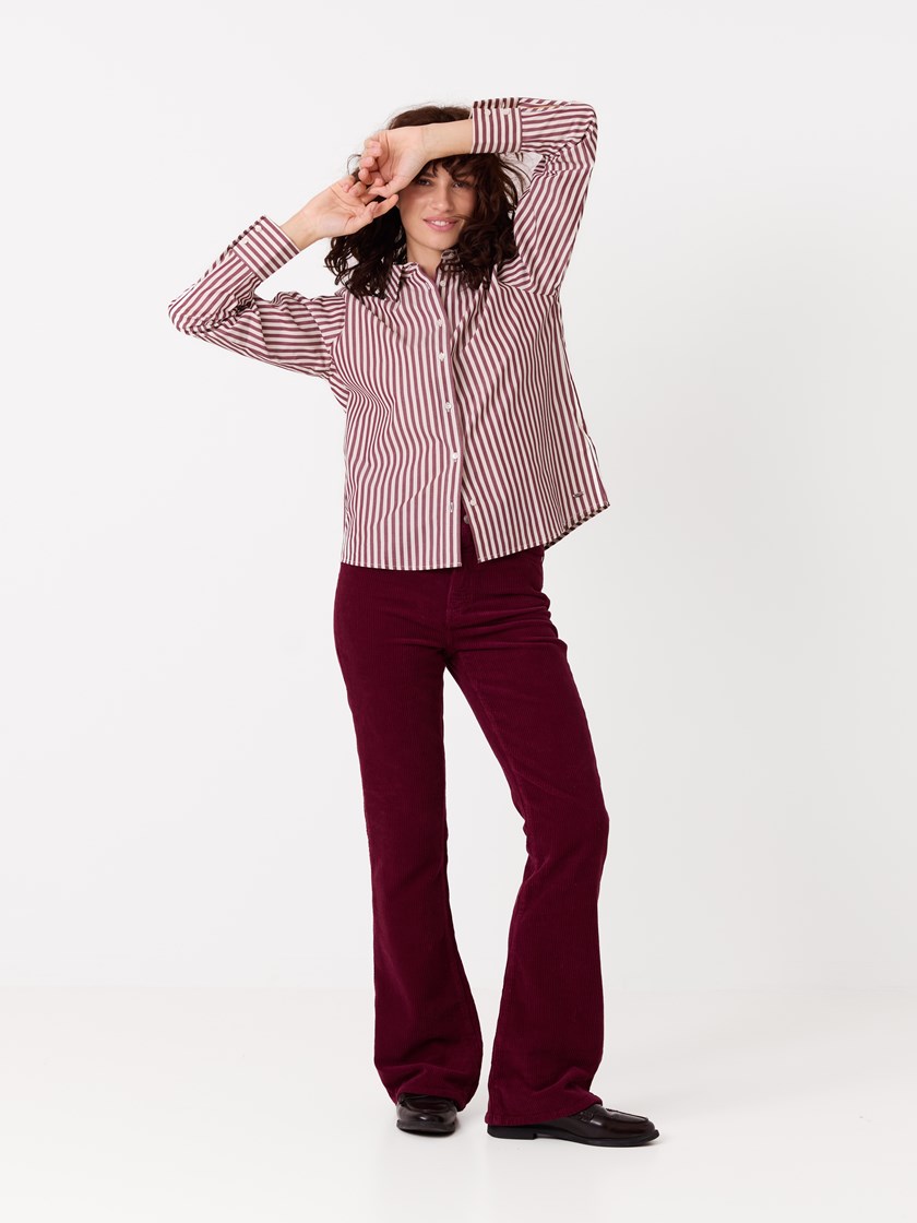 7516063 S83 7516063_S83-JEANPAUL-A26-Modell-Front_7969_Ine cord bellbottom S83.jpg_Front