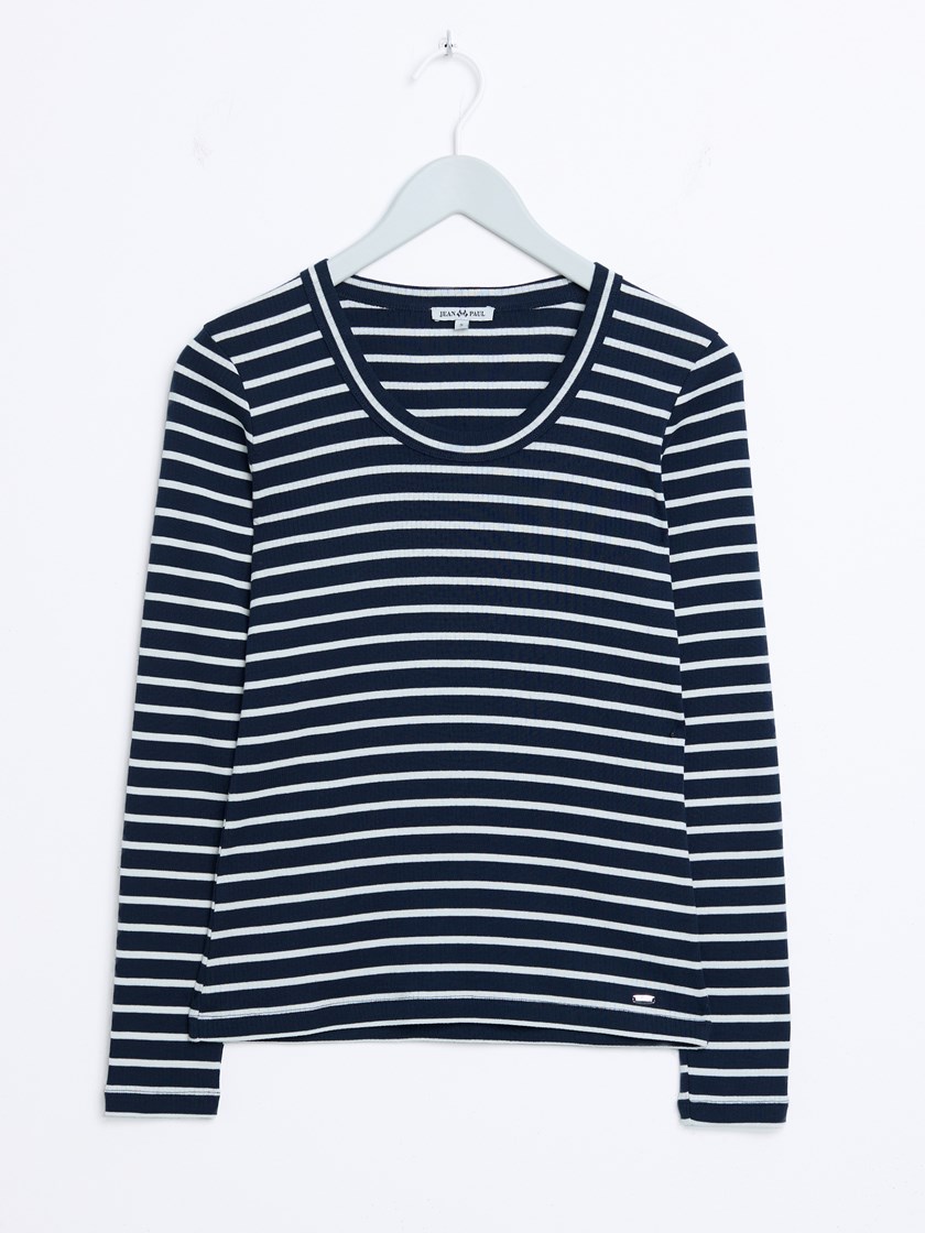 7516135 EM6 7516135_EM6-JEANPAUL-A26-Front_3054_Sinda stripet topp EM6.jpg_Front||Front