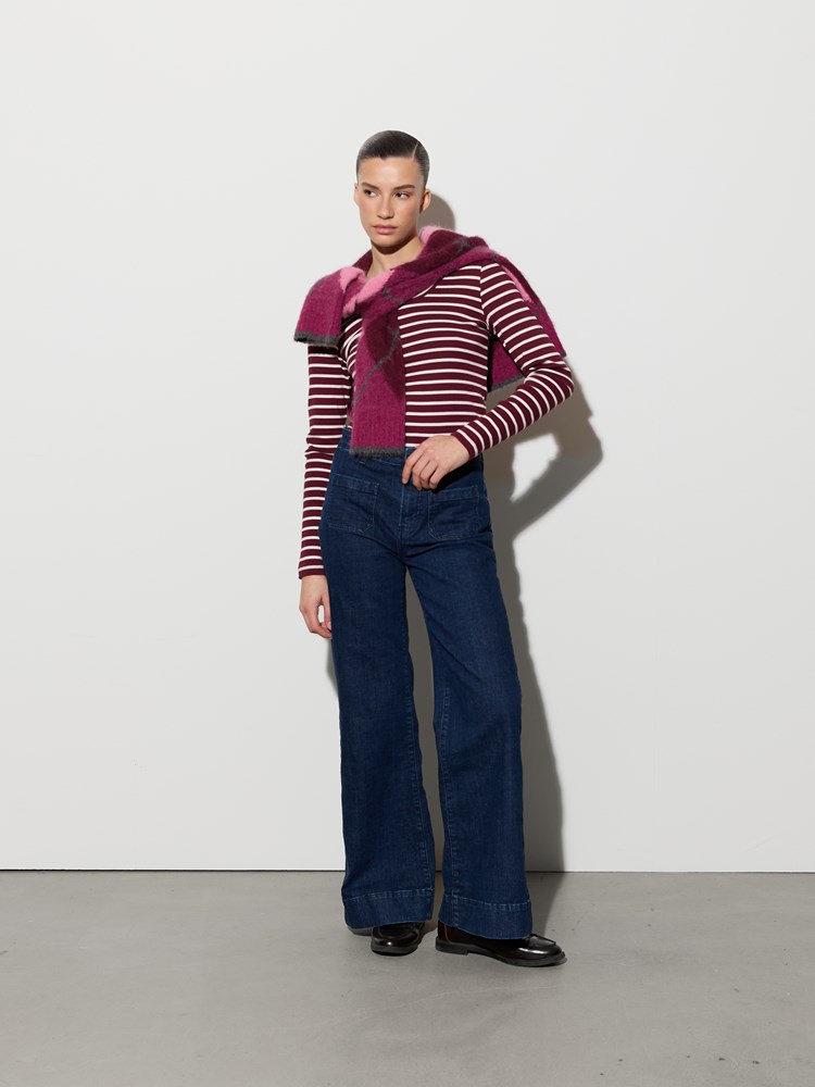 Sinda stripet topp 7516135_S83-JEANPAUL-A26-Modell-Front_8190.jpg_Front||Front